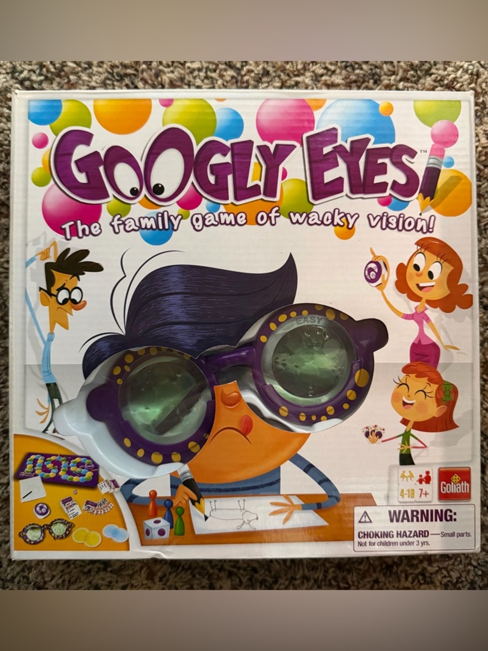 Like New Googly Eyes Family Game